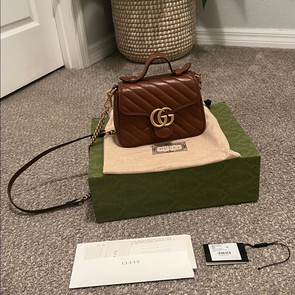 Authentic-Gucci GG Marmont Purse